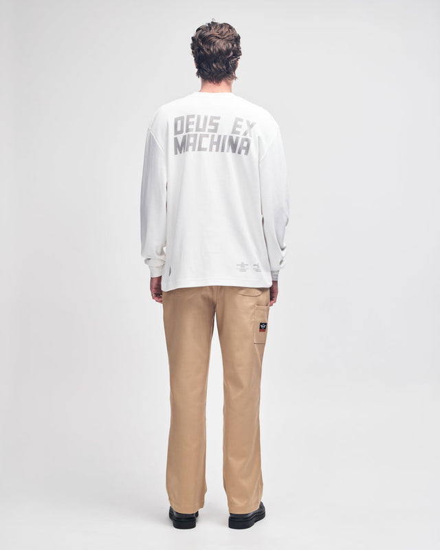 Be First Ls Tee - Vintage White