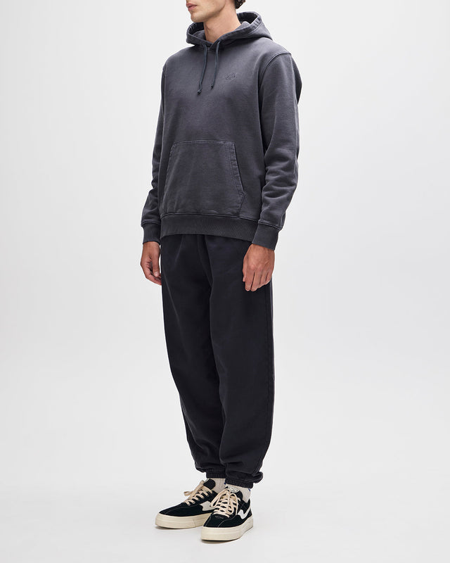 Shield Garment Dyed Track Pant - Black, view 6