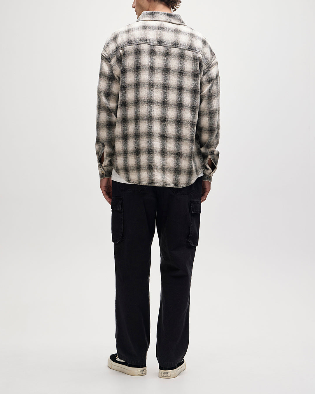Shirts | Deus Ex Machina | Too Busy To Work Check Shirt - Black