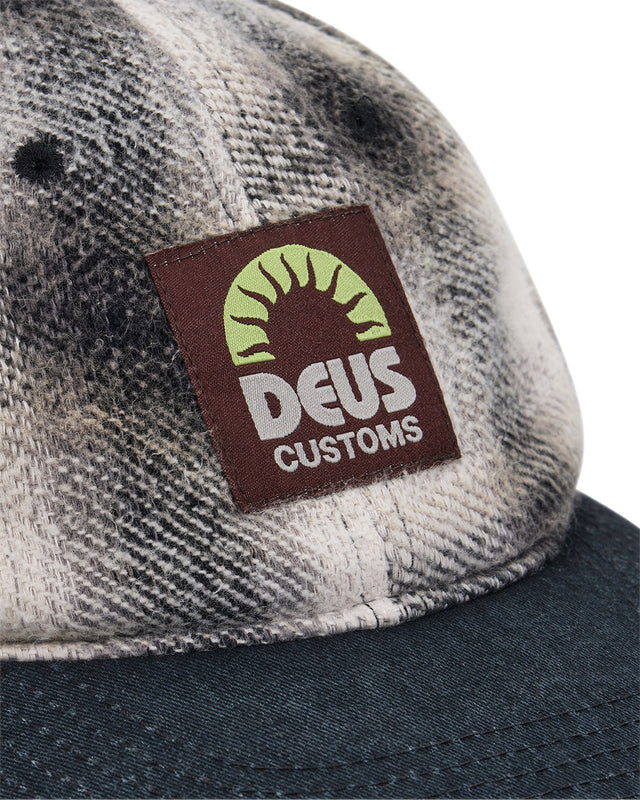 Vacay Check Cap - White Check