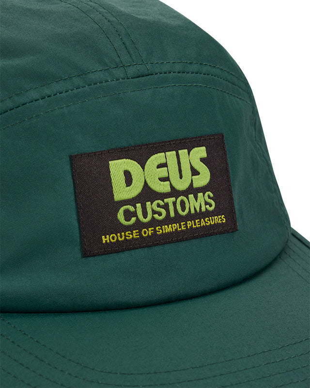Clement 5 Panel Cap - Hunter Green