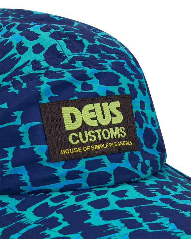 Clement 5 Panel Cap - Wave Ride Blue