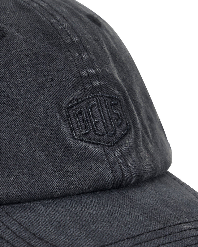Shield Garment Dyed Dad Cap - Black