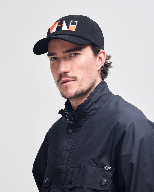 Mini Mosaic Cap - Black