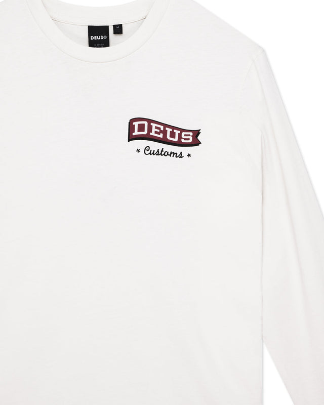 Momento Ls Tee - Vintage White