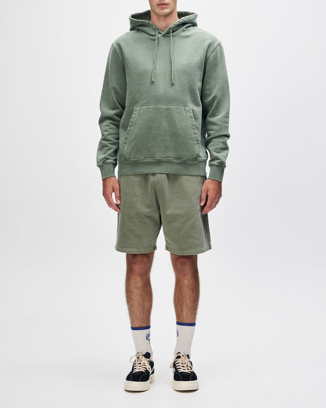 Shield Garment Dyed Hoodie - Cypress Green