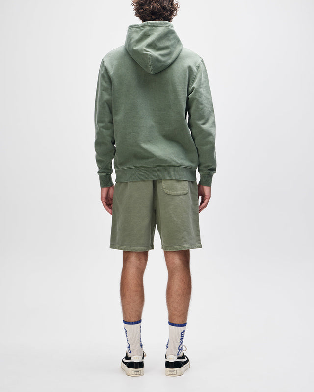 Shield Garment Dyed Hoodie - Cypress Green