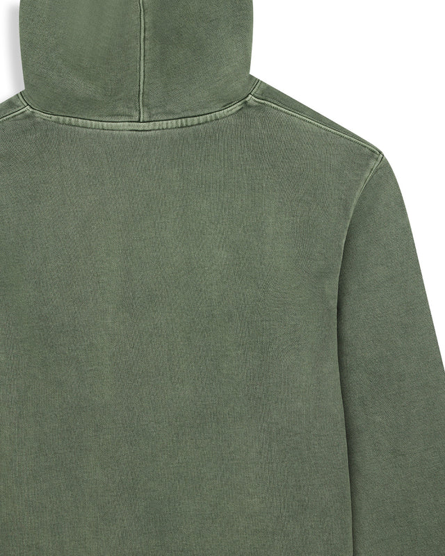 Shield Garment Dyed Hoodie - Cypress Green