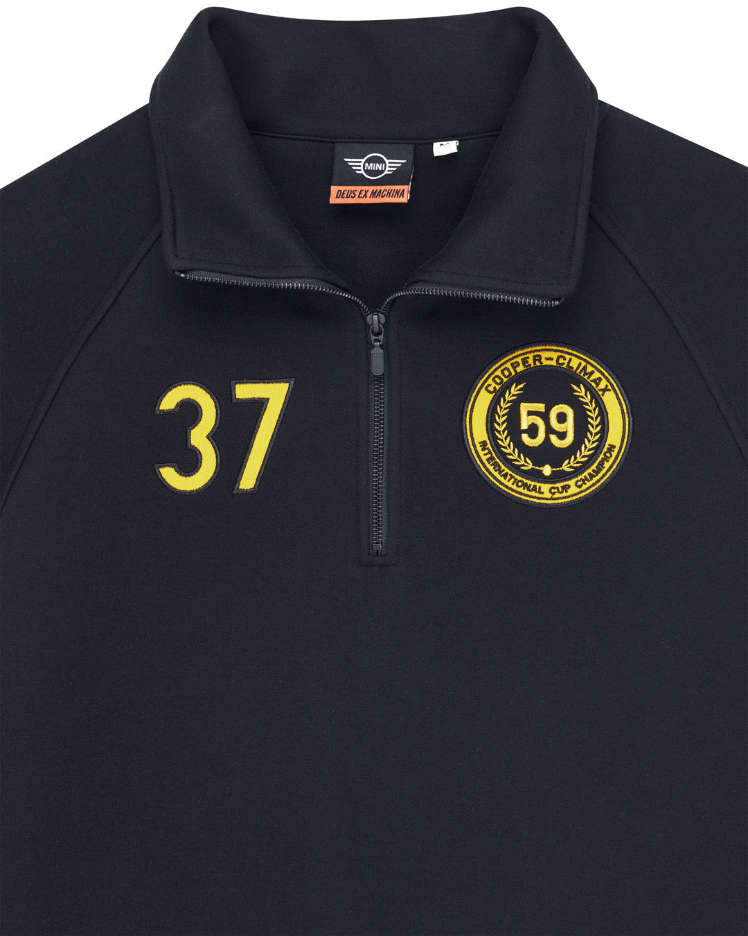 Fleece | Deus Ex Machina | Cc 1/4 Zip Fleece - Black – Deus Ex