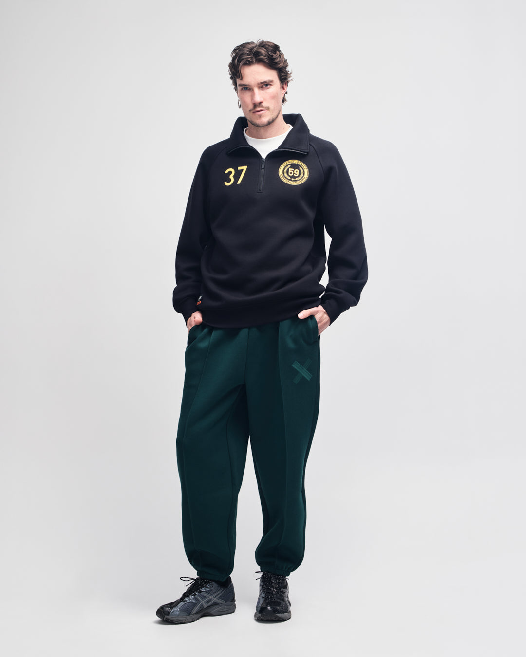 Fleece | Deus Ex Machina | Cc 1/4 Zip Fleece - Black – Deus Ex