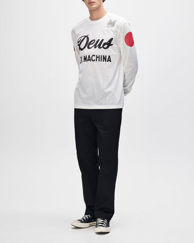 Saber Moto Jersey - Vintage White