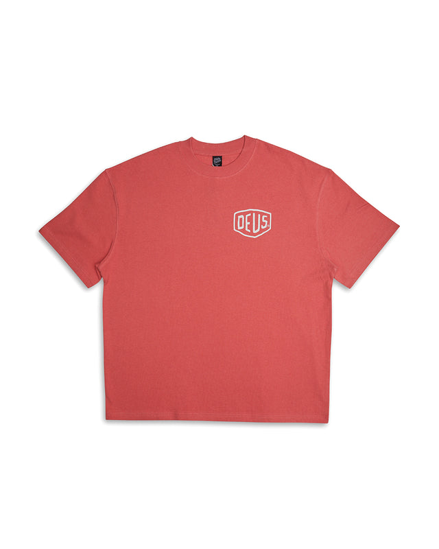 Oversized Tokyo Tee - Red Rose
