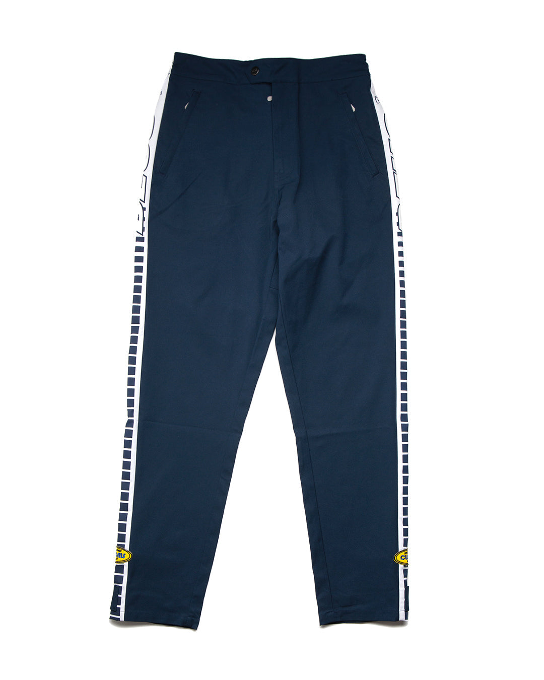 直売最安値 Harriss / SIDE STRIPE PANTS - NAVY/M - メンズ