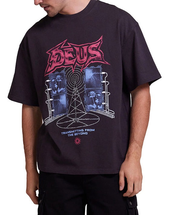 Tees | Deus Ex Machina | Transmission Tee Anthracite – Deus Ex
