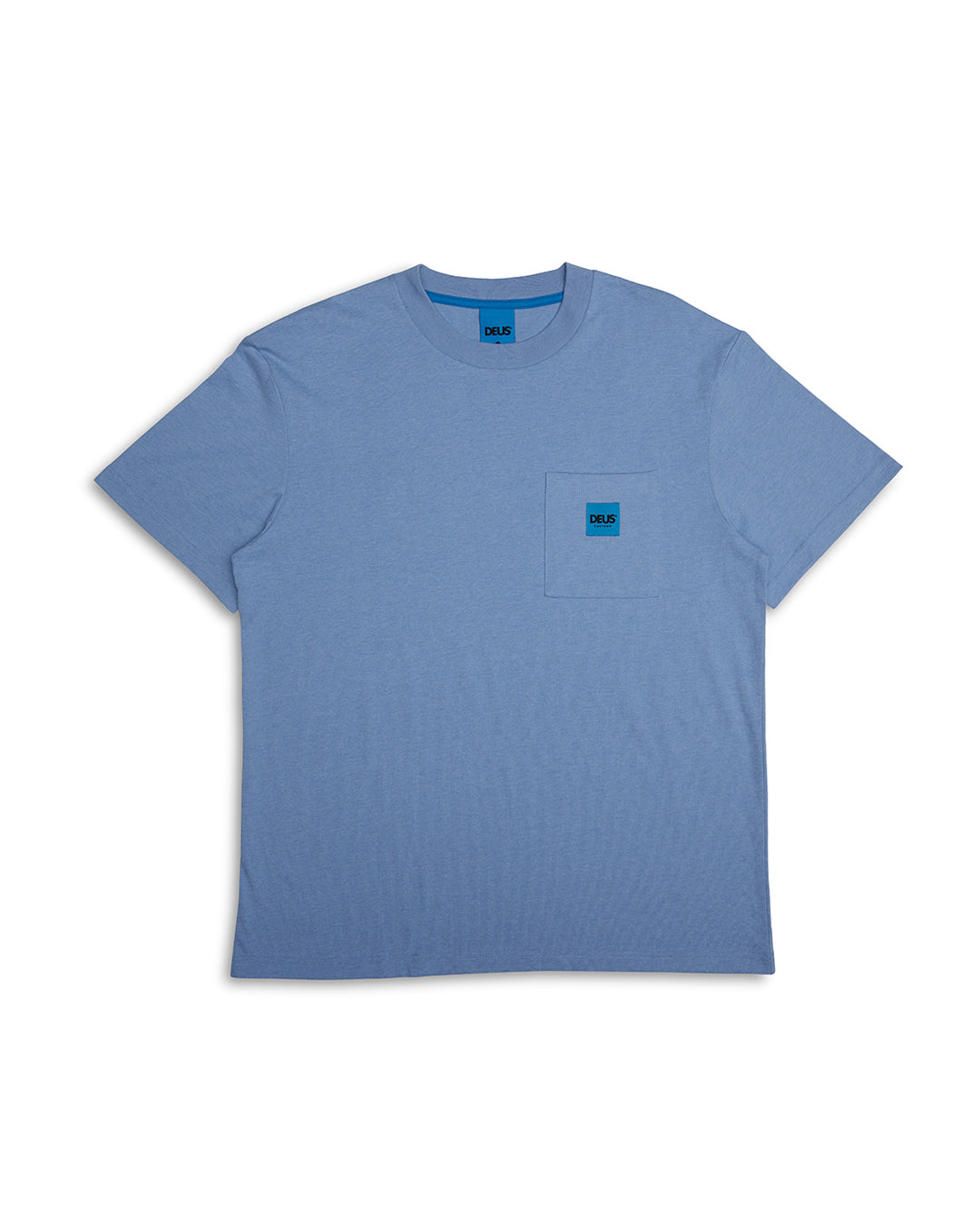 Tees | Deus Ex Machina | Take Off Pocket Tee Forever Blue – Deus