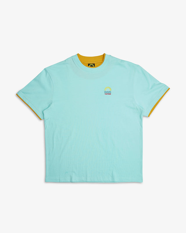 Double Up Tee - Blue Tint