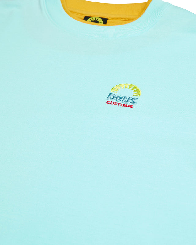 Double Up Tee - Blue Tint