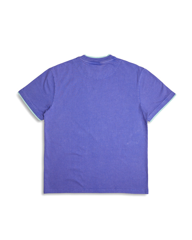 Double Up Tee - Deep Blue