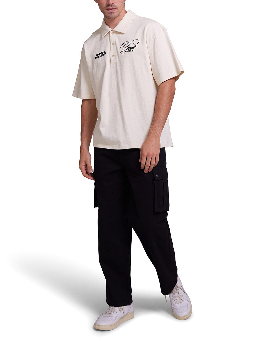 不*火様 TRVO WHITE LUNAR DUST POLO mens-2022-us-open-nike-white-