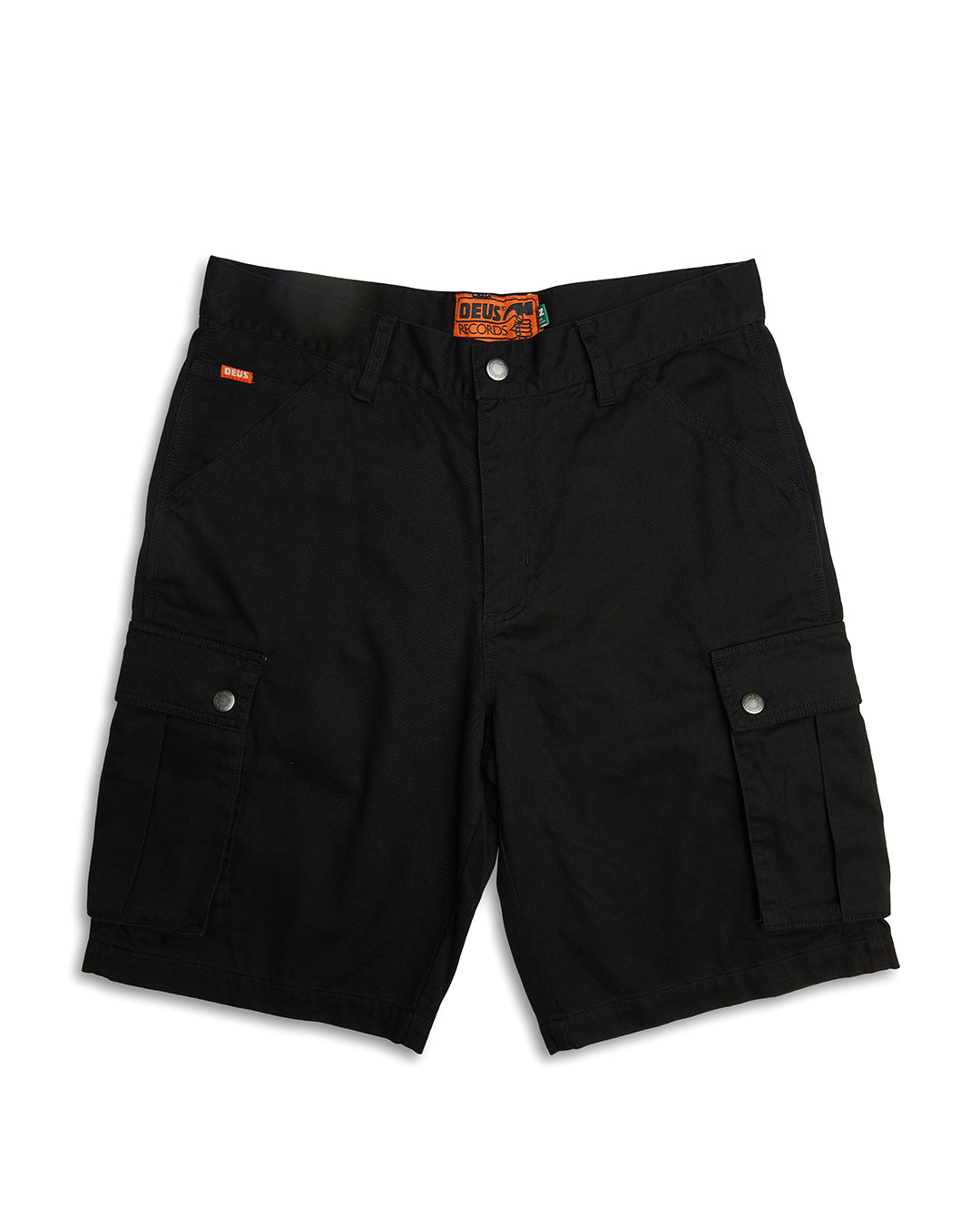 Shorts | Deus Ex Machina | Records Cargo Short Black – Deus Ex