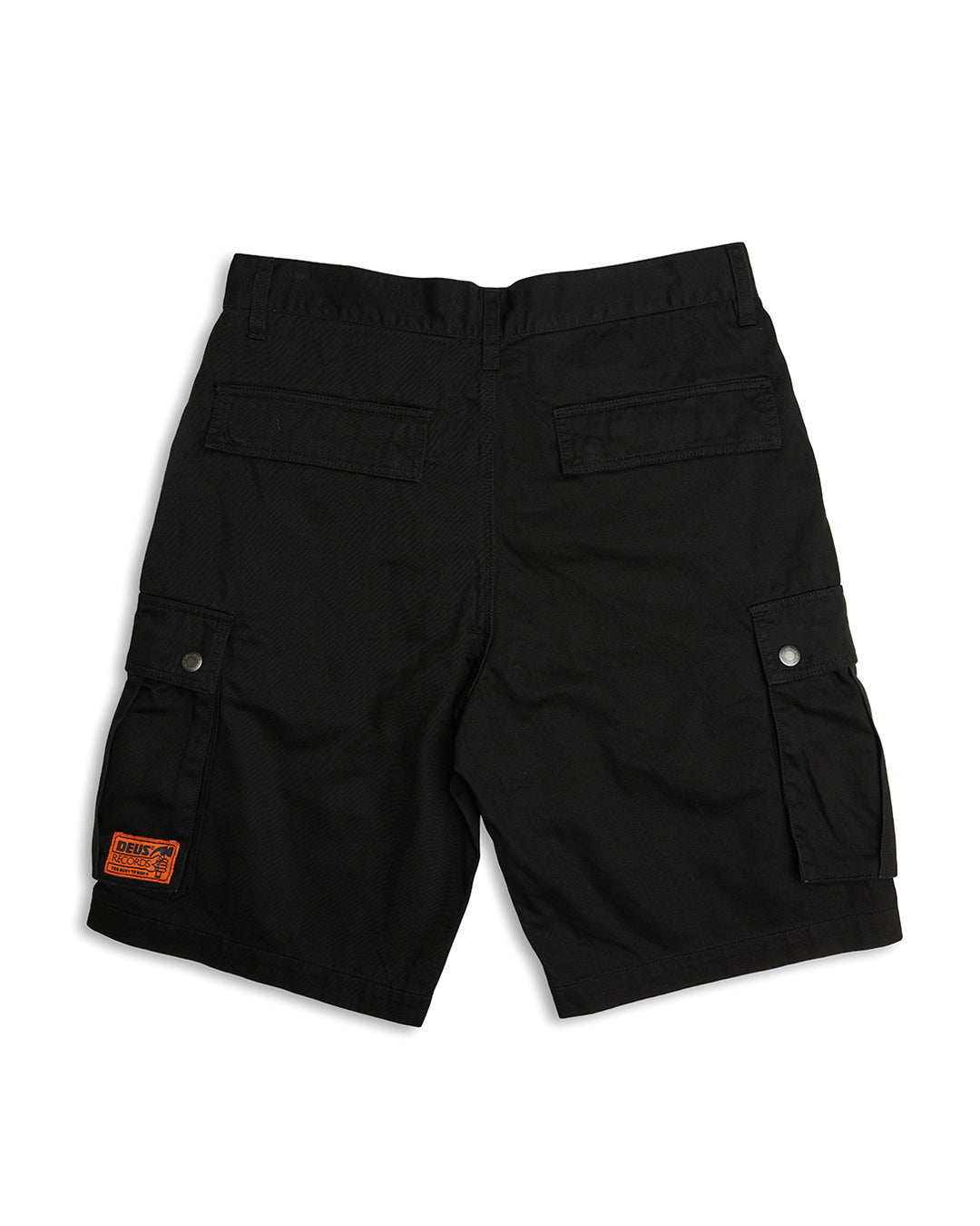 Shorts | Deus Ex Machina | Records Cargo Short Black – Deus Ex