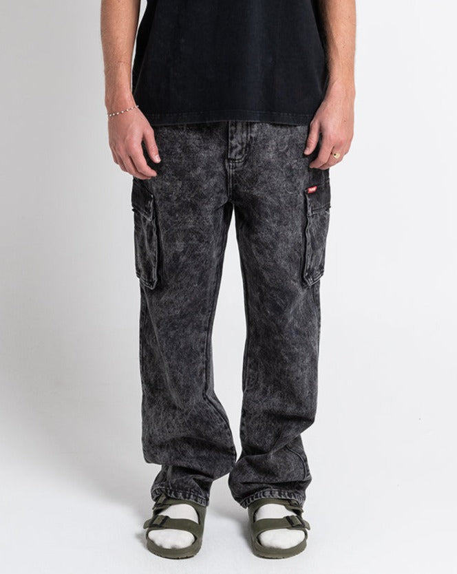 Burly Cargo Pant - Mid Black