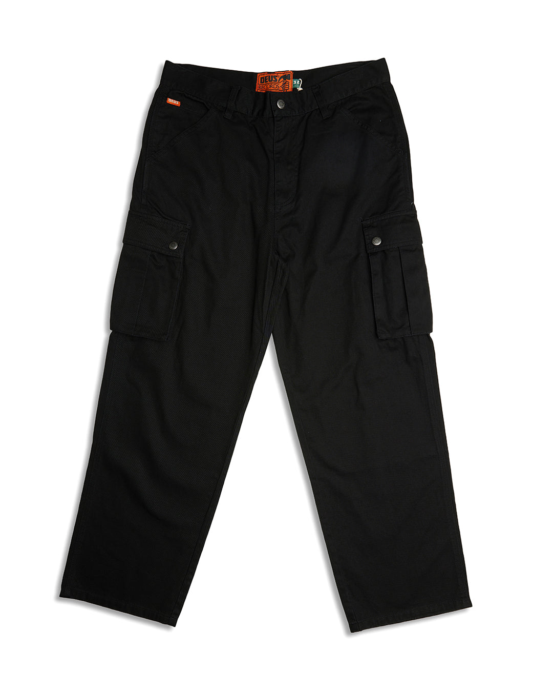 Pants | Deus Ex Machina | Records Cargo Pant Black – Deus Ex