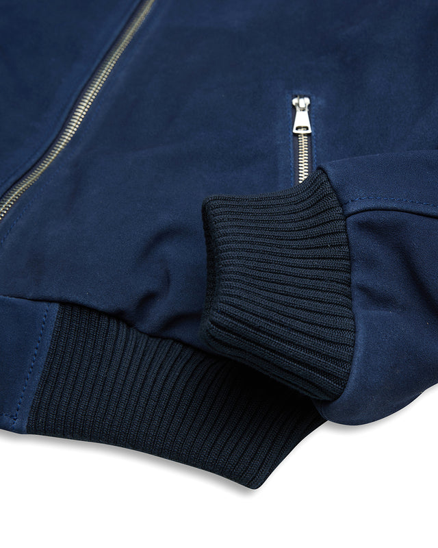 Thunder Suede Bomber - Navy