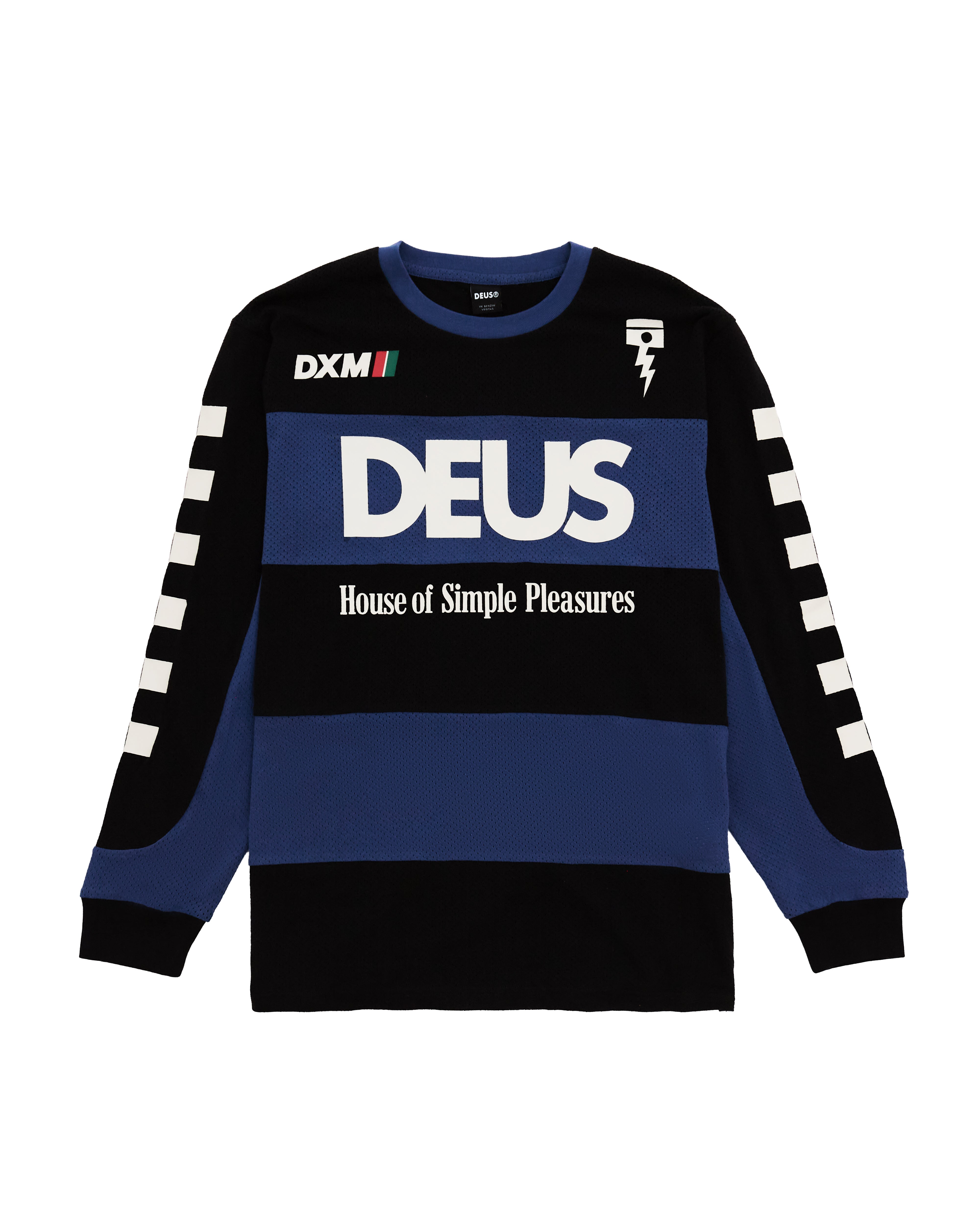 Vilander Moto Jersey - Mechanic Blue Combo – Deus Ex Machina USA