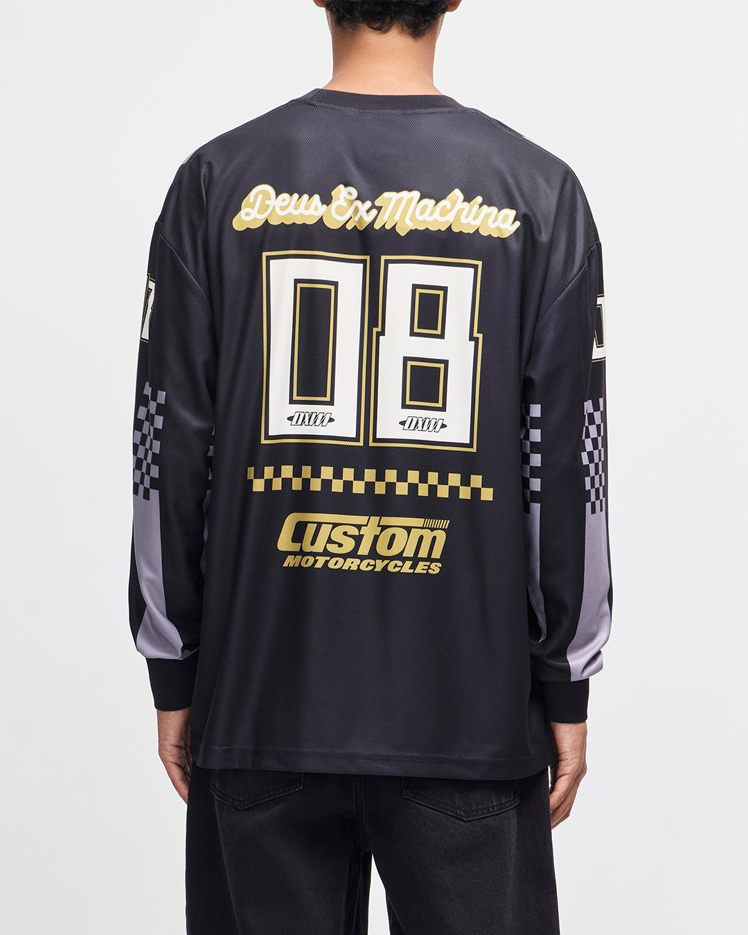 Threepeat Moto Jersey - Black Combo – Deus Ex Machina USA