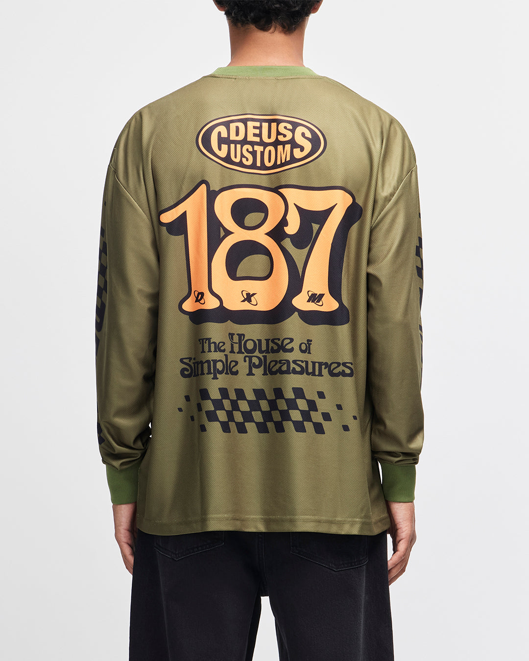 Simple Pleasures Jersey - Lichen Green – Deus Ex Machina USA