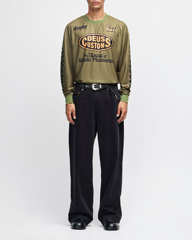 Simple Pleasures Jersey - Lichen Green