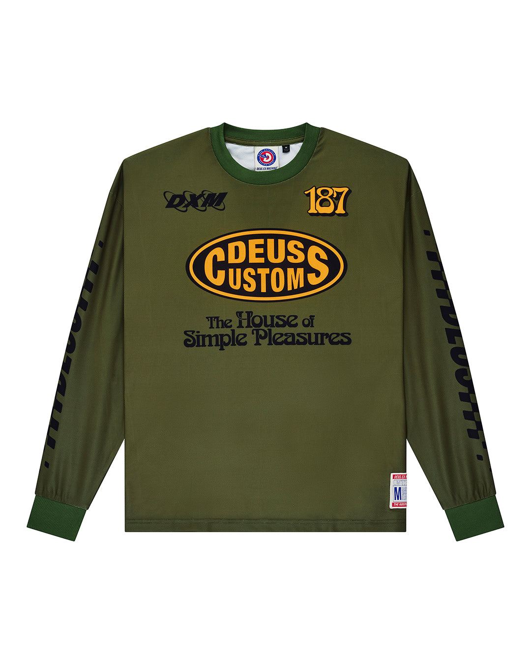 Simple Pleasures Jersey - Lichen Green – Deus Ex Machina USA