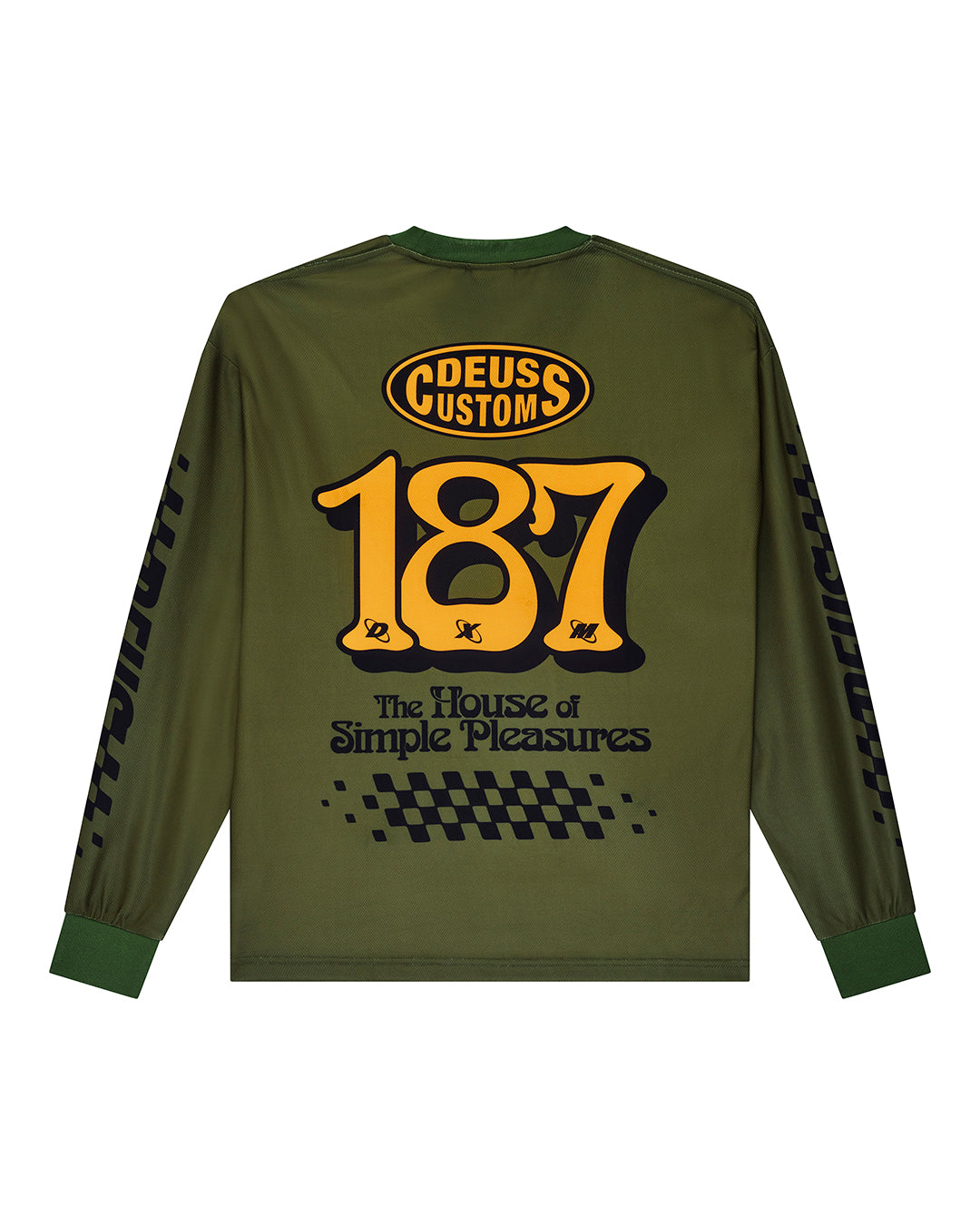 Simple Pleasures Jersey - Lichen Green – Deus Ex Machina USA