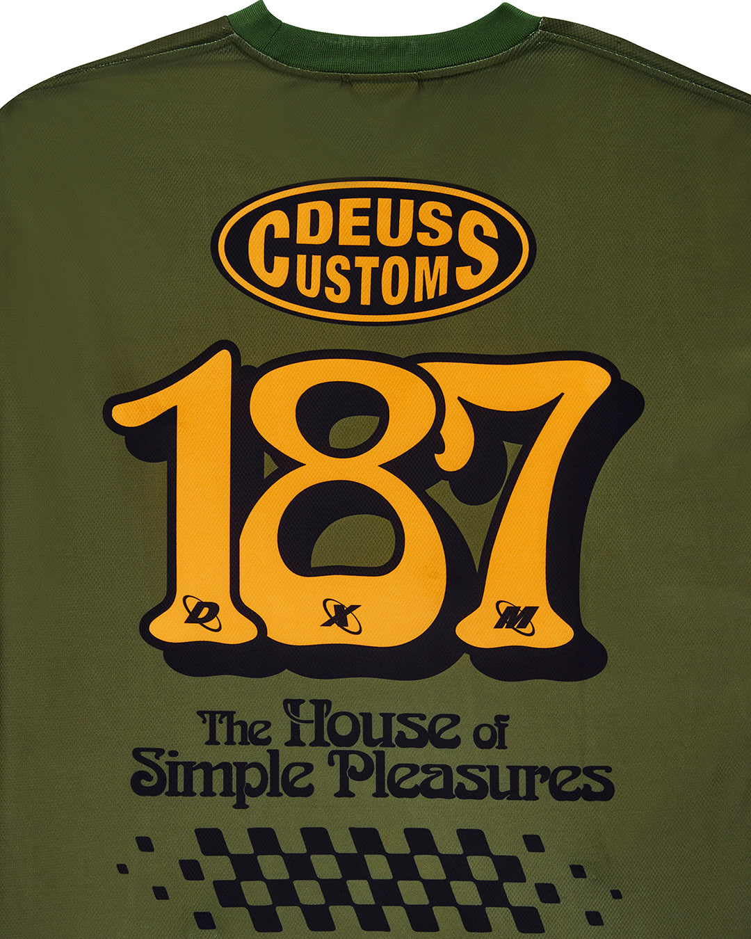 Simple Pleasures Jersey - Lichen Green – Deus Ex Machina USA