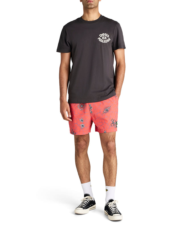Vibrant Virus Boardshort - Strawberry