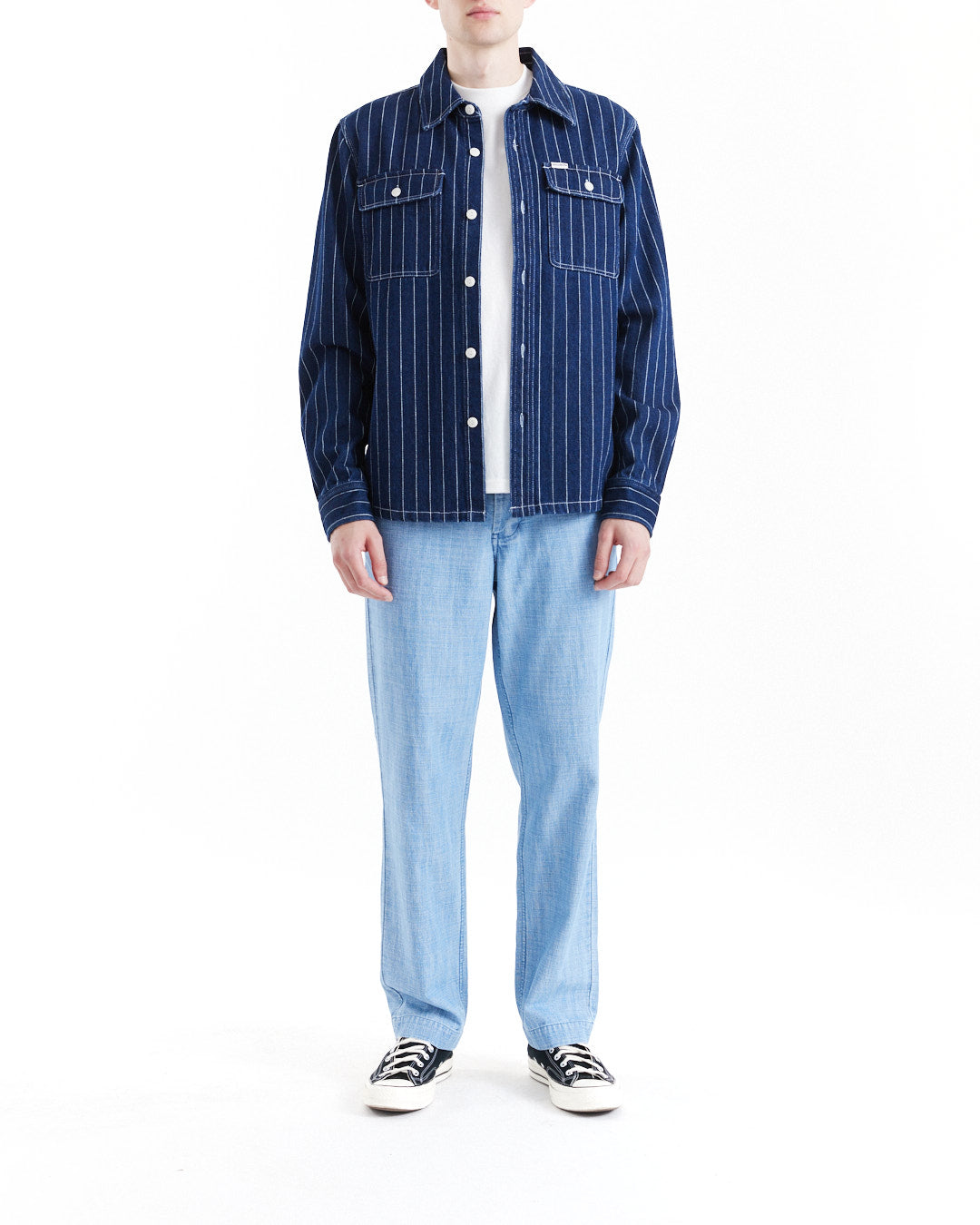 Mens Shirt|Deus Ex Machina|Vacay Stripe Denim Shirt – Deus Ex