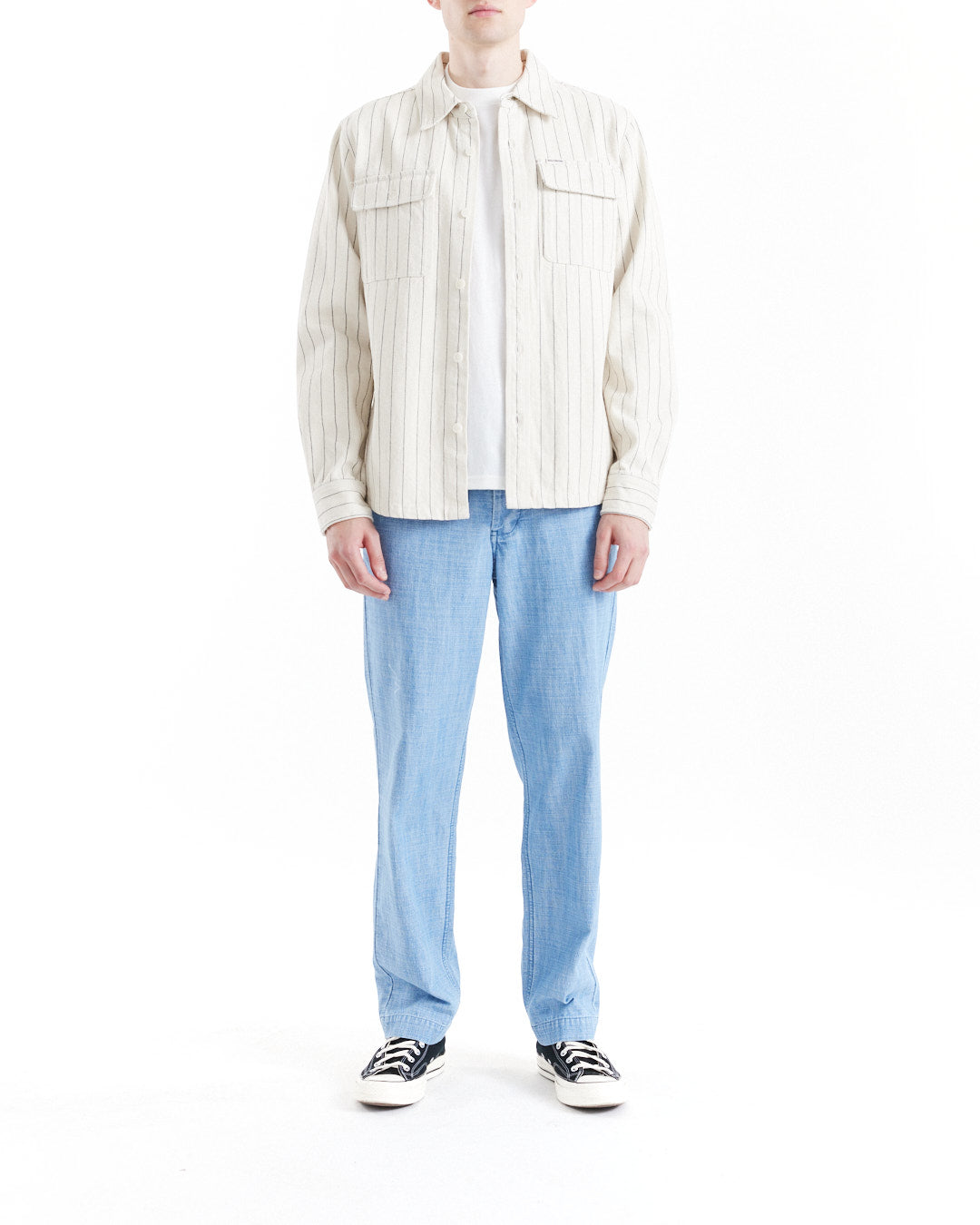 Mens Shirt|Deus Ex Machina|Vacay Stripe Denim Shirt – Deus Ex