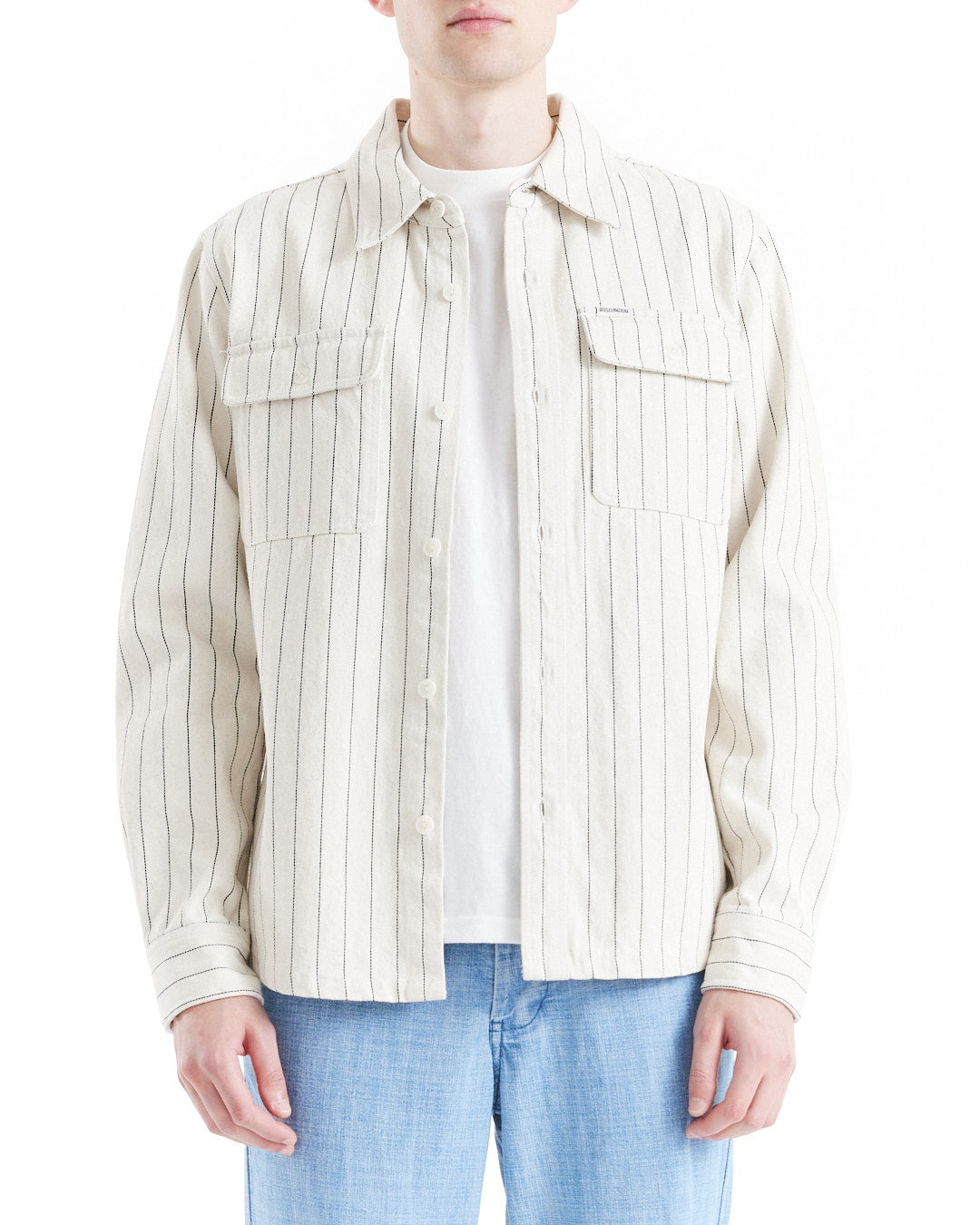 Mens Shirt|Deus Ex Machina|Vacay Stripe Denim Shirt – Deus Ex
