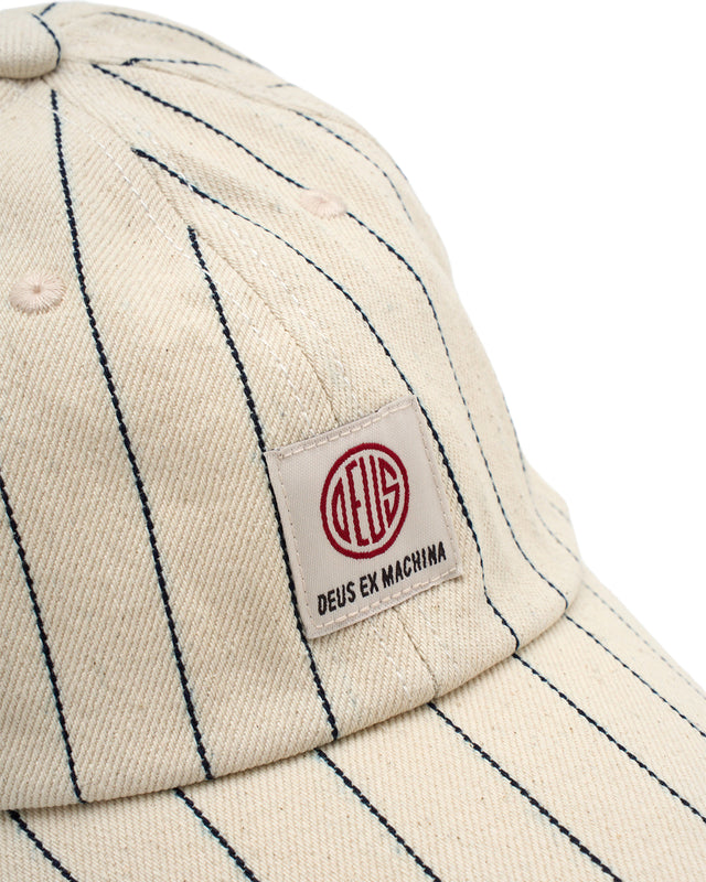 Dallas Stripe Cap - Natural
