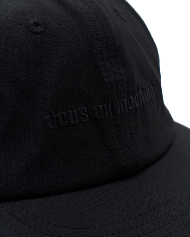 Late Night 8 Panel Cap - Black