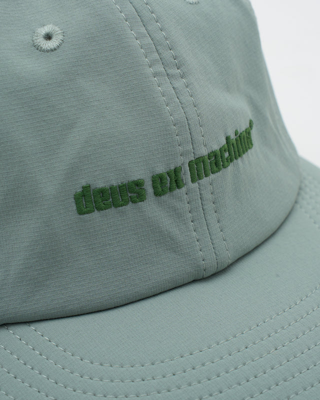 Late Night 8 Panel Cap - Shale Green