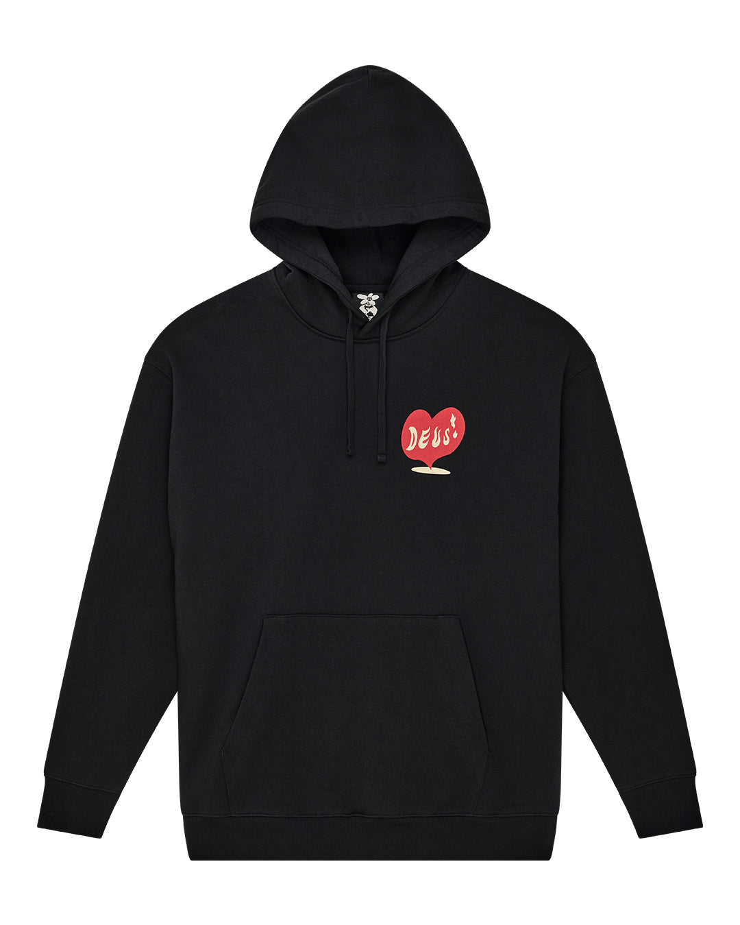 DEUS セミドライ　M ブラック 5m Fleece | Deus Ex Machina | Deep Cut Hoodie - Black – Deus Ex