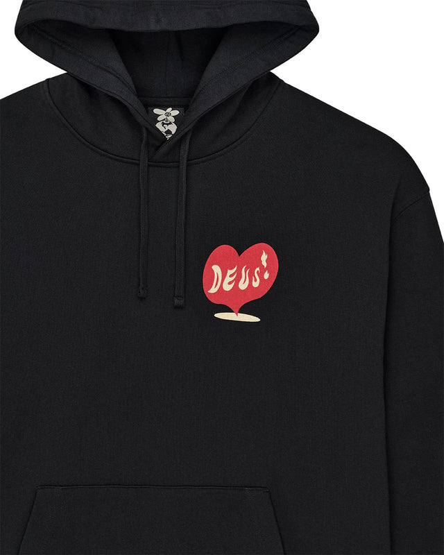 Deep Cut Hoodie - Black