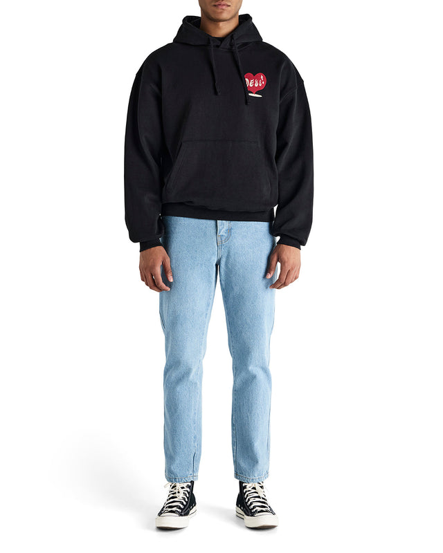 Deep Cut Hoodie - Black