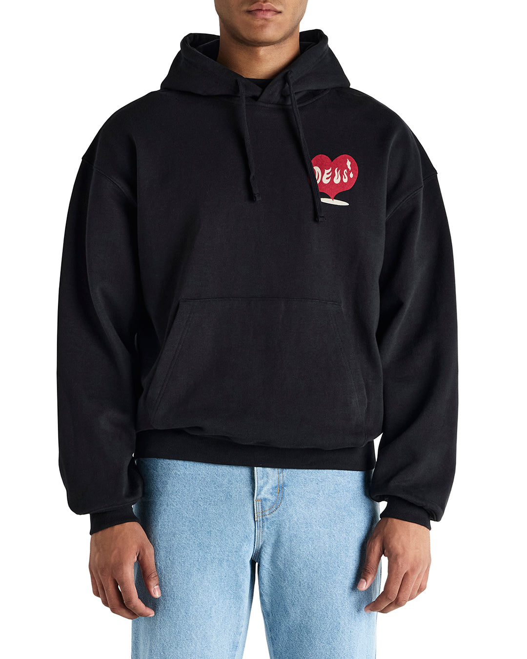 Fleece | Deus Ex Machina | Deep Cut Hoodie - Black – Deus Ex