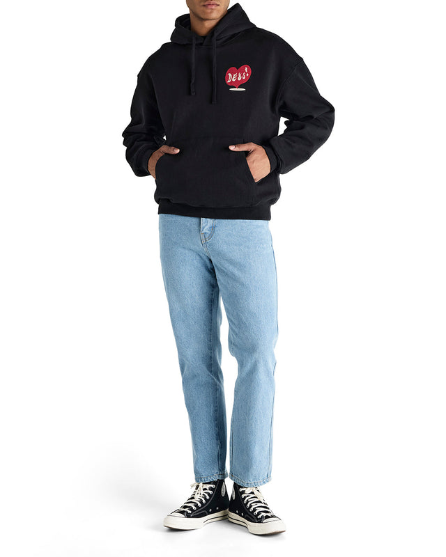 Deep Cut Hoodie - Black