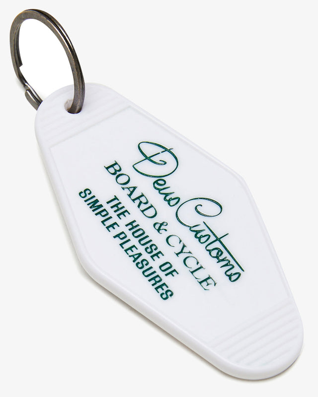 Holiday Key Tag - White