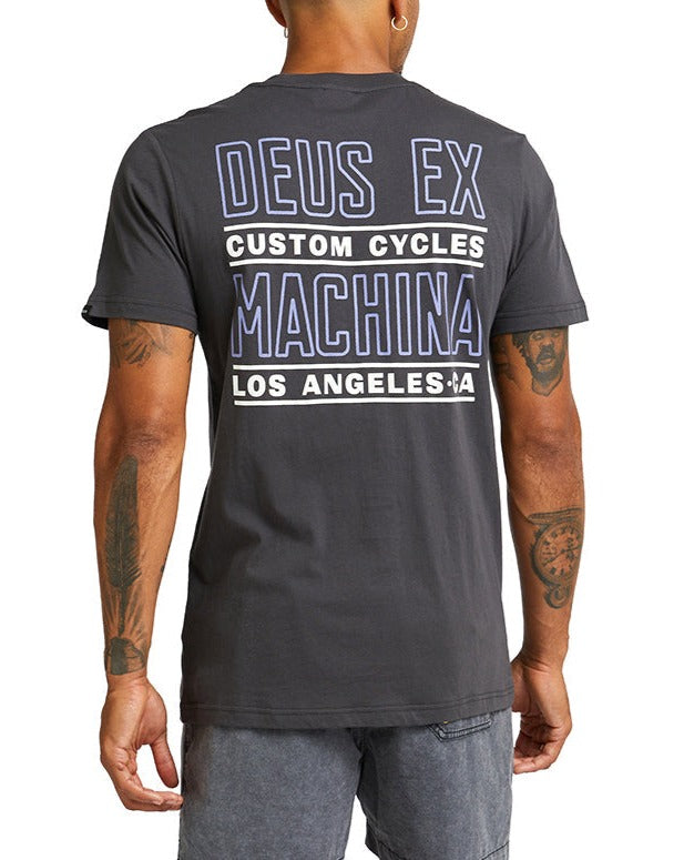 Tees | Deus Ex Machina | Beam Tee Anthracite – Deus Ex Machina USA