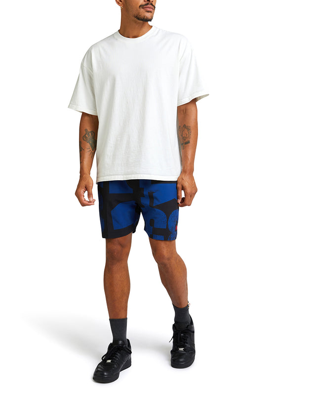 Arithmetic Boardshort (Mesh) - Blue